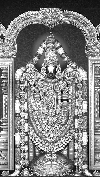 Balaji , Black And White, Background HD phone wallpaper