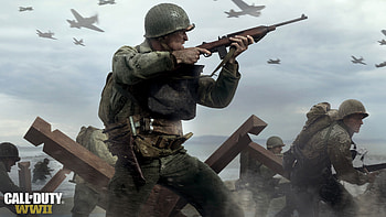 Awesome Call of Duty: WWII Soldiers in War HD wallpaper