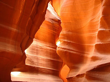 Orange Cave, cave, orange, canyon, rock HD wallpaper
