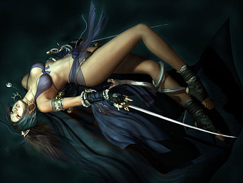 Kishars, lady, fantasy, girl, woman, female HD wallpaper