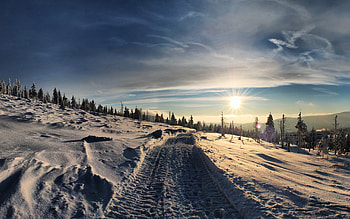 Landscape, Winter, Snow HD wallpaper
