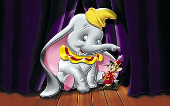 Dumbo, cartoon, mouse, movie HD wallpaper