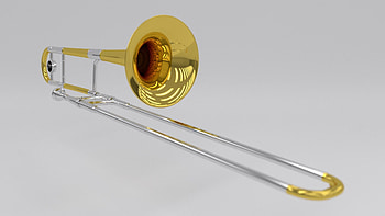 Trombone , quality, Artistic visuals, Musical expression HD wallpaper