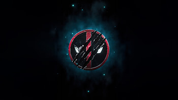 Deadpool And Wolverine Logo, deadpool-and-wolverine, deadpool-3, wolverine, superheroes, artwork, digital-art, artstation HD wallpaper