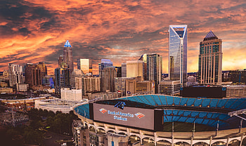 Charlotte NC Skyline, Soccer fans guide HD wallpaper