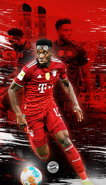 Alphonso Davies, Fußball, FC Bayern HD phone wallpaper