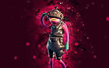 VR Fishstick, , violet neon lights, Fortnite Battle Royale, Fortnite characters, VR Fishstick Skin, Fortnite, VR Fishstick Fortnite HD wallpaper