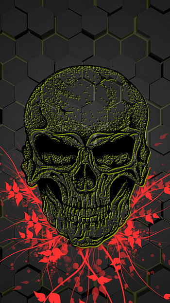 dark, skull HD phone wallpaper