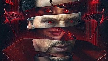 Elizabeth Olsen Benedict Cumberbatch Doctor Strange in the Multiverse of Madness HD wallpaper