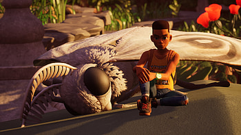 Grounded with a moth, video game, Grounded HD wallpaper