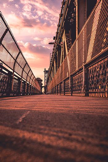 New York, Cities, Usa, Bridge, United States, Manhattan Bridge HD phone wallpaper