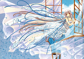 Chobits, girl, art, anime HD wallpaper