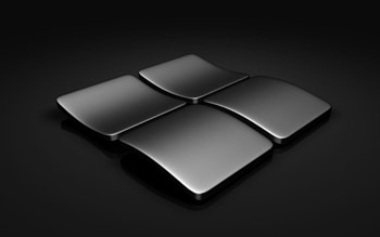 Microsoft windows 3D, Black Windows 10 HD wallpaper
