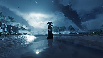 Ghost of Tsushma -, Ghost Of Tsushima, PlayStation, Jin Sakai HD wallpaper