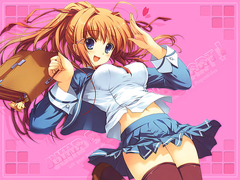 cute girl, cute, girl, anime, pretty HD wallpaper