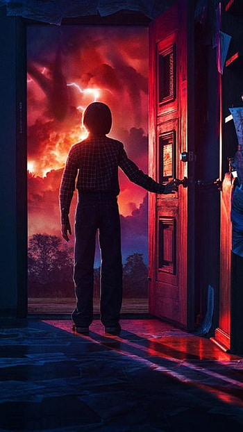 Stranger Things, Netflix, Door Open, Background HD phone wallpaper