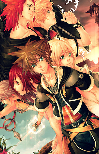 Kairi, Kingdom Hearts mobile , Beautiful artwork, Anime charm HD phone wallpaper