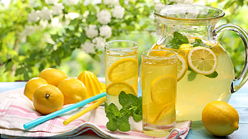 Refreshing summer treat, Lemonade , Fruity and icy, Sweet and tangy HD wallpaper