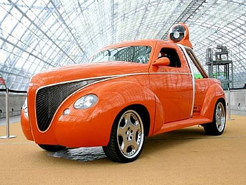 Future 2010 Cars, orange, chevy hotrod HD wallpaper