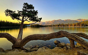 Landscape, Mountains, Lakes HD wallpaper