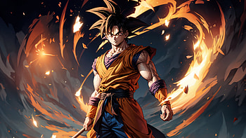 Super Saiyan Saga, goku, anime, artwork, artist, digital-art, art, deviantart HD wallpaper