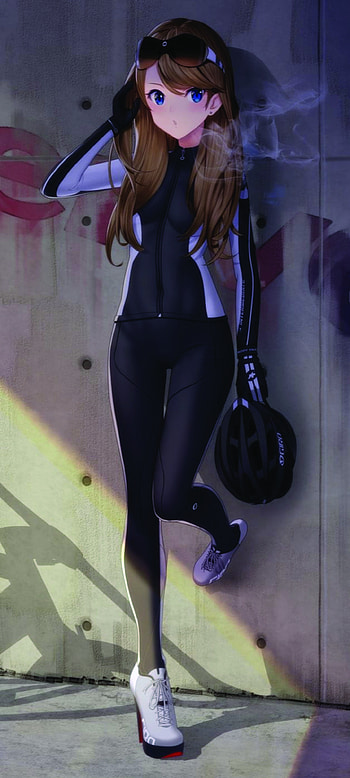 Cycle Girl, Anime HD phone wallpaper