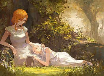 Serene Moments with Frieren: Beyond Journey’s End – Anime, Anime, Frieren: Beyond Journey's End, Frieren (Frieren: Beyond Journey's End) HD wallpaper