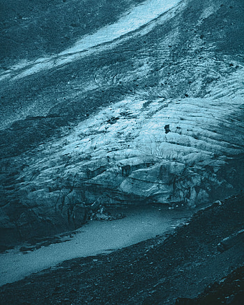 Landscape, Nature, Ice, View From Above, Grey, Glacier HD phone wallpaper