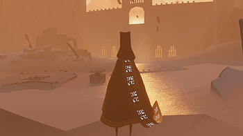 Journey game, Test action, Adventure playstation, PSN HD wallpaper