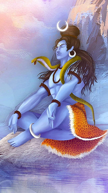 Sivan , Beautiful Painting, Lord Shiva HD phone wallpaper