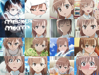 Project railgun collage, covered, toaru kagaku no railgun, electricity, misaka mikoto, collage, sad, anime, mesy, bashful, happy, angry, project railgun HD wallpaper