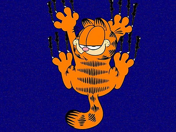 Garfield Clawing, garfield, clawing HD wallpaper