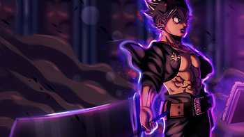 Asta , Anime fan art, Black Clover series, Magic battles HD wallpaper