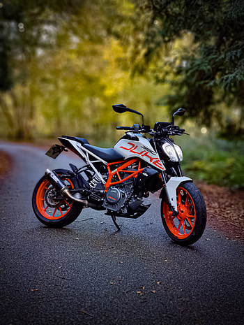 KTM 390, automotive lighting, motorcycle, ride, moto, bike HD phone wallpaper