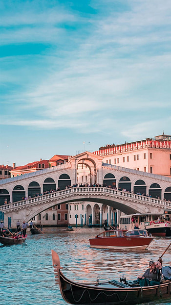 Rialto Bridge Venice Italy HD phone wallpaper