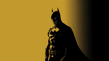 Batman In Yellow, batman, superheroes, artist, artwork, digital-art HD wallpaper