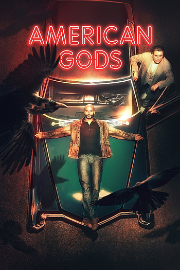 American Gods TV series, Striking posters, Eye-catching designs, Captivating HD phone wallpaper