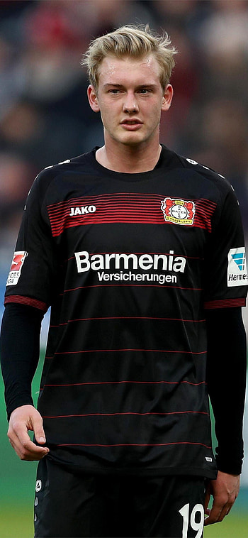 Julian Brandt, Bayer 04 Leverkusen HD phone wallpaper