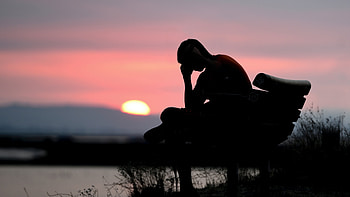 Sad Guy Alone HD wallpaper