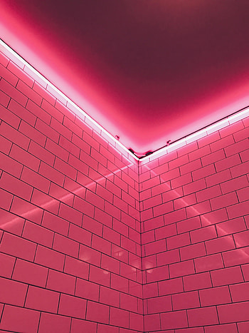 Pink, Shine, Light, Miscellanea, Miscellaneous, Wall, Tile HD phone wallpaper