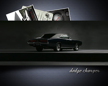 Dodge Charger, charger, black, 69, mopar HD wallpaper