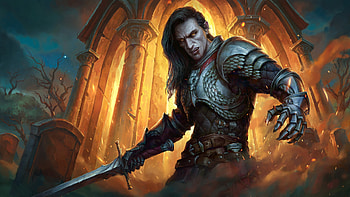 Vampire warrior, fantasy, warrior, fantasy warrior HD wallpaper