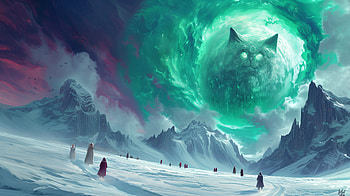 Catverse opens, cat, cosmic horror, cthulhu HD wallpaper