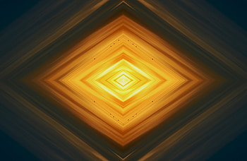 Abstract, Reflection, Glow, Symmetry, Rhombuses, Diamonds HD wallpaper