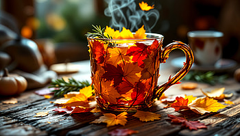 Autumn Cider Delight - Ultra, cider, Autumn, leaf, Cozy HD wallpaper