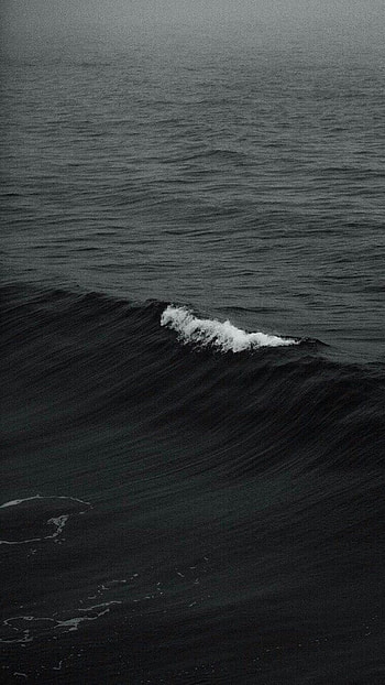 Black Aesthetic, Sea HD phone wallpaper