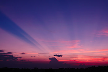 Nature, Sunset, Sky, Clouds, Horizon, Japan HD wallpaper