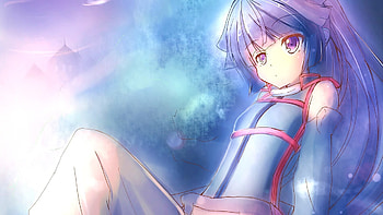 Anime anime anime girls Akatsuki (Log Horizon) Log Horizon purple eyes long hair HD wallpaper