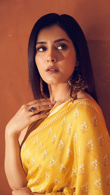 Raasi khanna, rashi, khanna, saree beauty, sexy gorgeous, model, telugu actress HD phone wallpaper