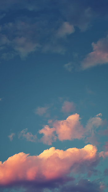 Sunset and clouds, , Tranquil views, Perfect harmony HD phone wallpaper